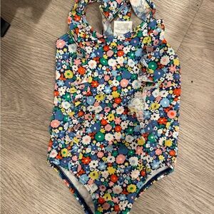 Baby Boden Floral One-Piece Swimsuit